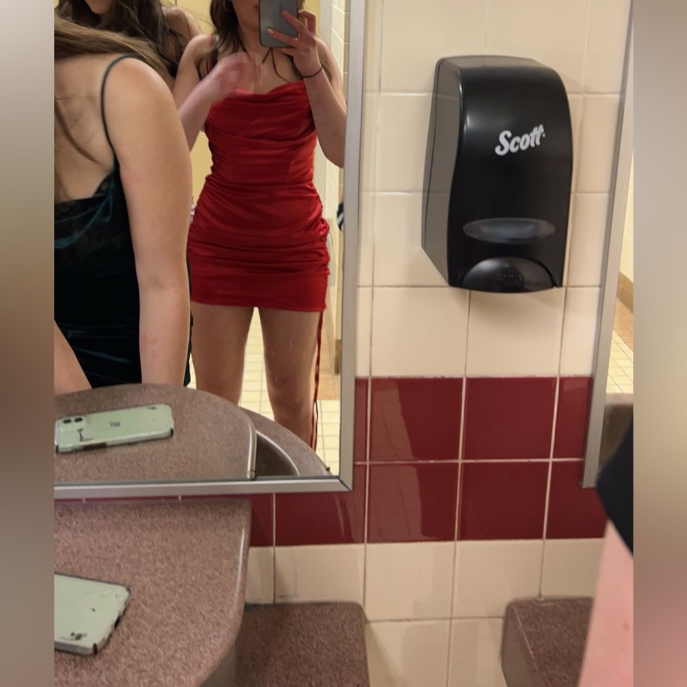 Oh Polly Scarlet Mini Dress